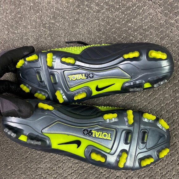 Nike T90 Strike III FG Soccer Cleats Men's 9 Total 90 Total90 385403-470 Laser - Picture 9 of 11